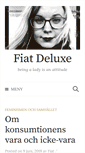 Mobile Screenshot of fiatdeluxe.com